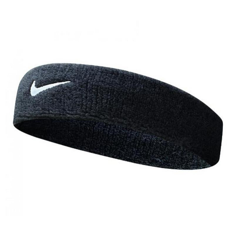 Image of NIKE 16IMNNN07010OS C SWOOSH HEADBAND BK/WH 