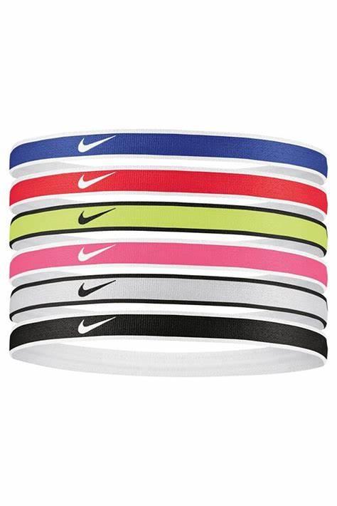 Image of NIKE 16IMN1002021655 C SWOOSH HEADBANDS 6PK UR/GR/VT 
