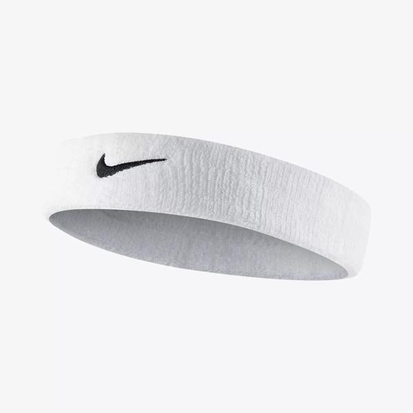 NIKE 16IMNNN07101OS C SWOOSH HEADBAND WH/BK 