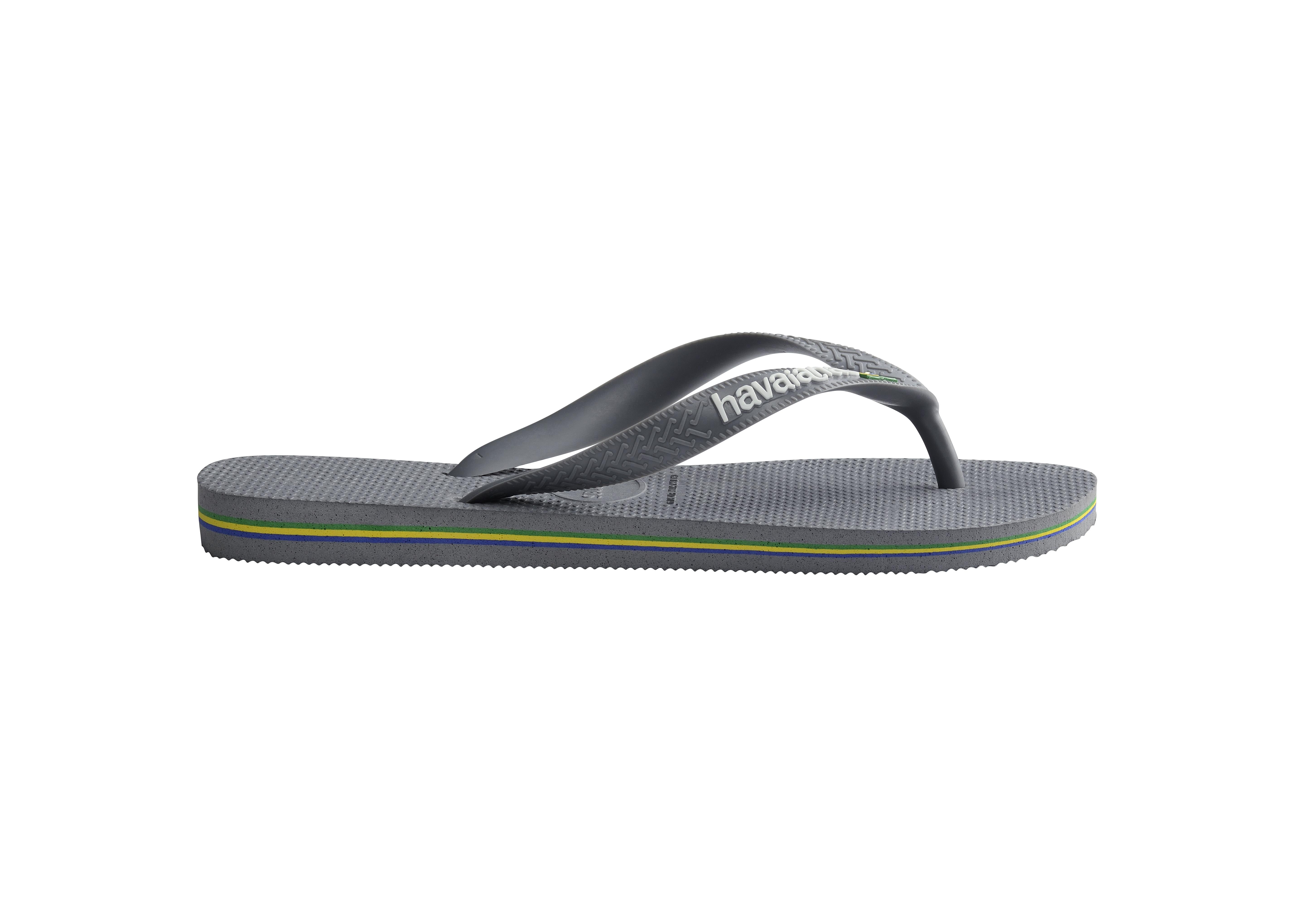 Image of HAVAIANAS 4110850 5002 HAV. BRASIL LOGO GREEN OLIVE/GREEN OLIVE 456 