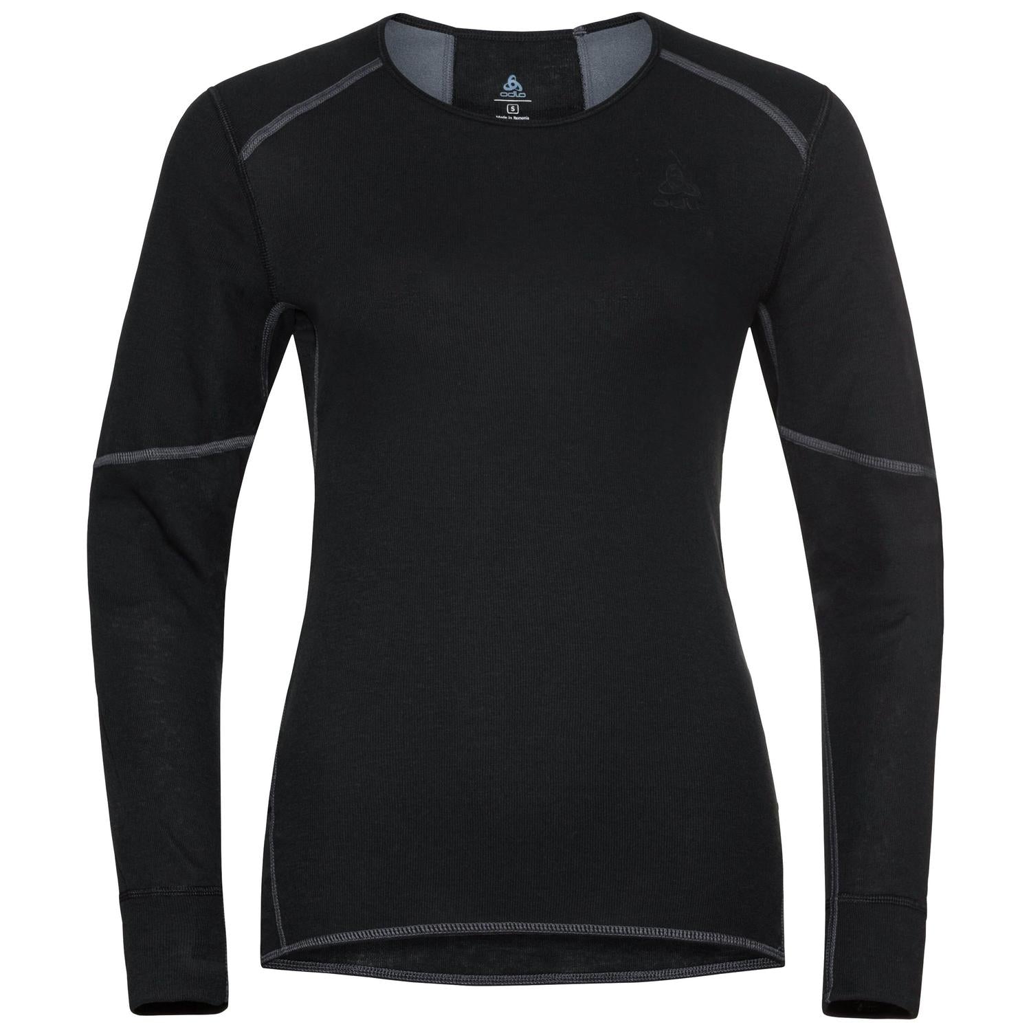 ODLO 159221 15000 BL TOP CREW NECK L/S ACTIVE X 