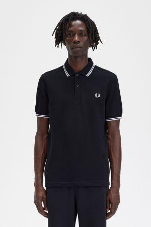 Image of FRED PERRY M3600 350 FP TWIN TIPPED FRED PERRY SHIRT 