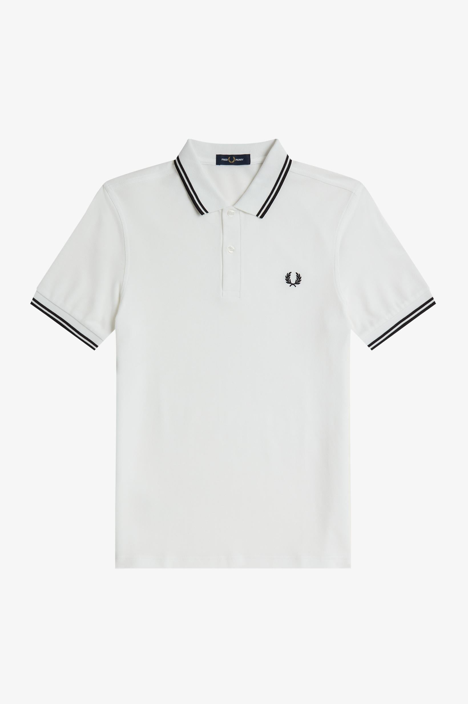 FRED PERRY M3600 200 FP TWIN TIPPED FRED PERRY SHIRT 