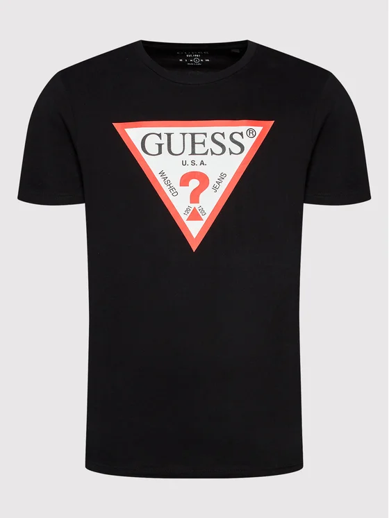 Image of GUESS M2GI68 KBA60 JBLK MAGLIERIA TAGLIATA  T-shirts Knit Top 
