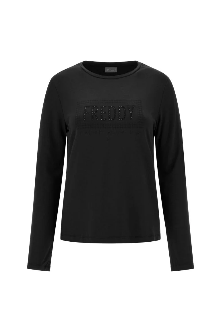 Image of FREDDY F2WSLT11 N- T-SHIRT ML D I702 