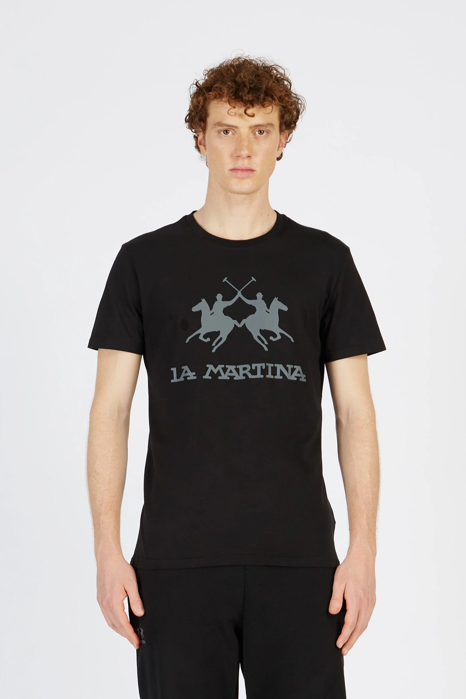Image of LA MARTINA JS206 09999 MAN S/S T-SHIRT JERSEY 