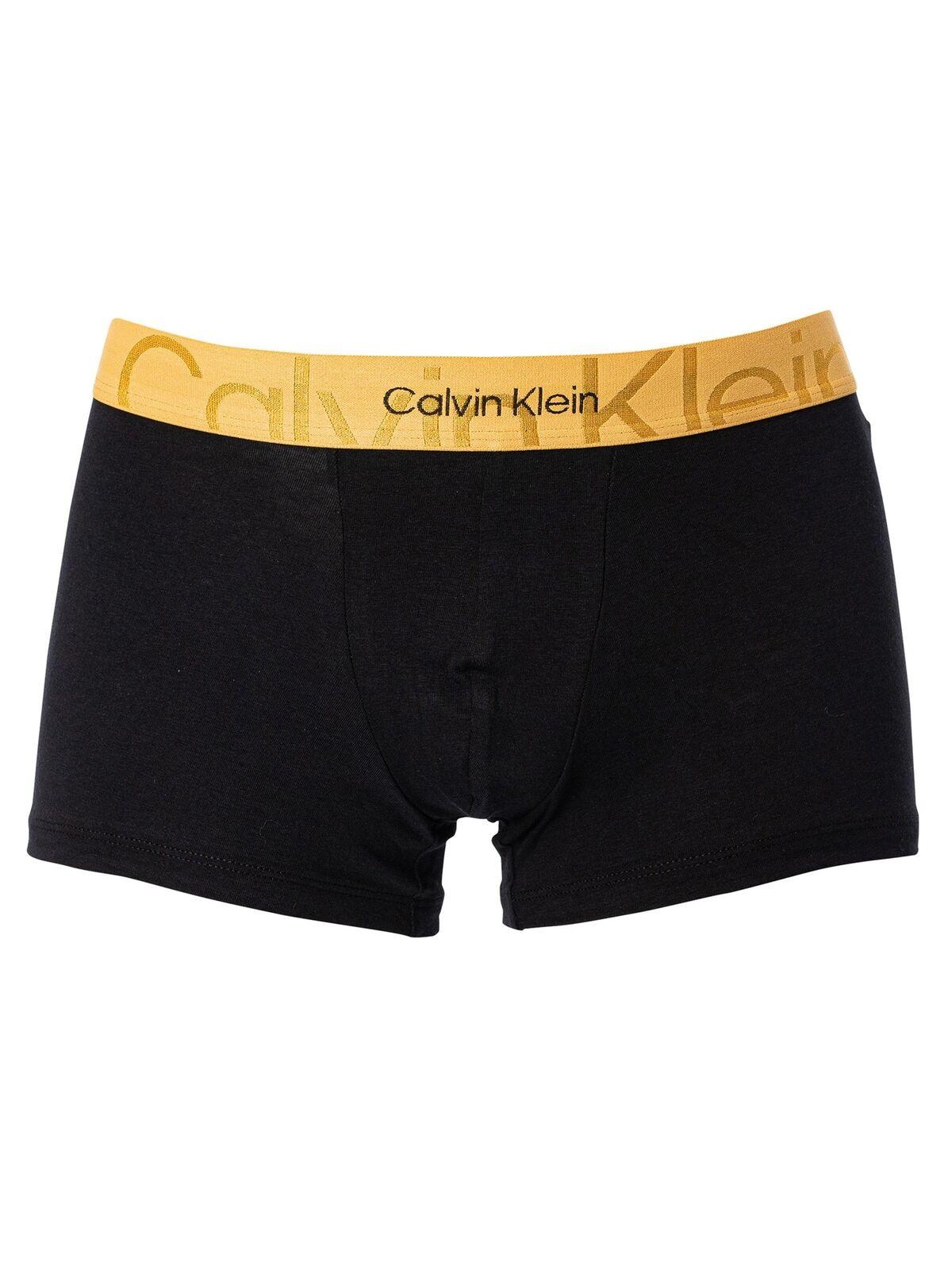 Image of CALVIN KLEIN NB3288A BLACKWOLDGOLD  