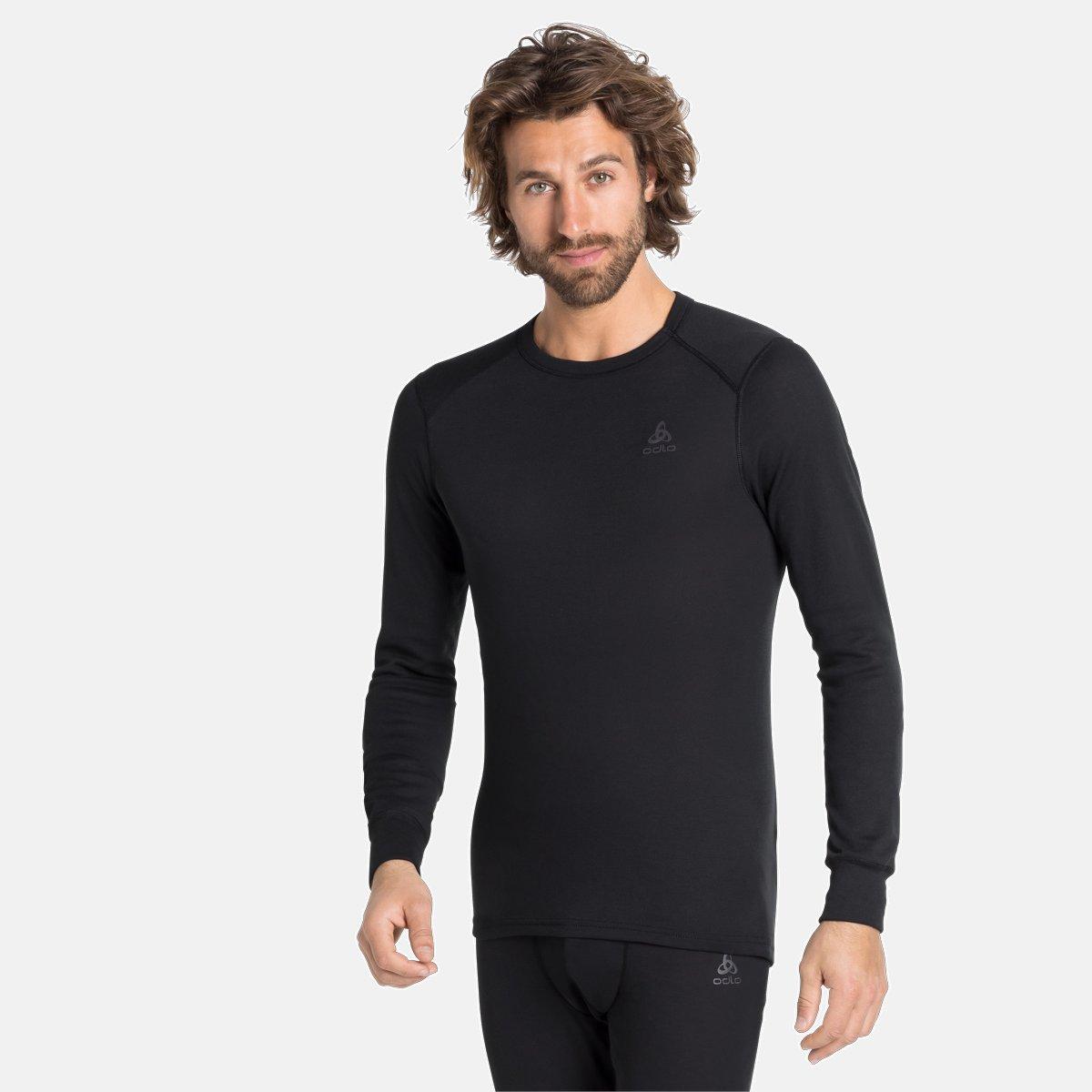ODLO 159102 15000 BL TOP CREW NECK L/S ACTIVE WA 