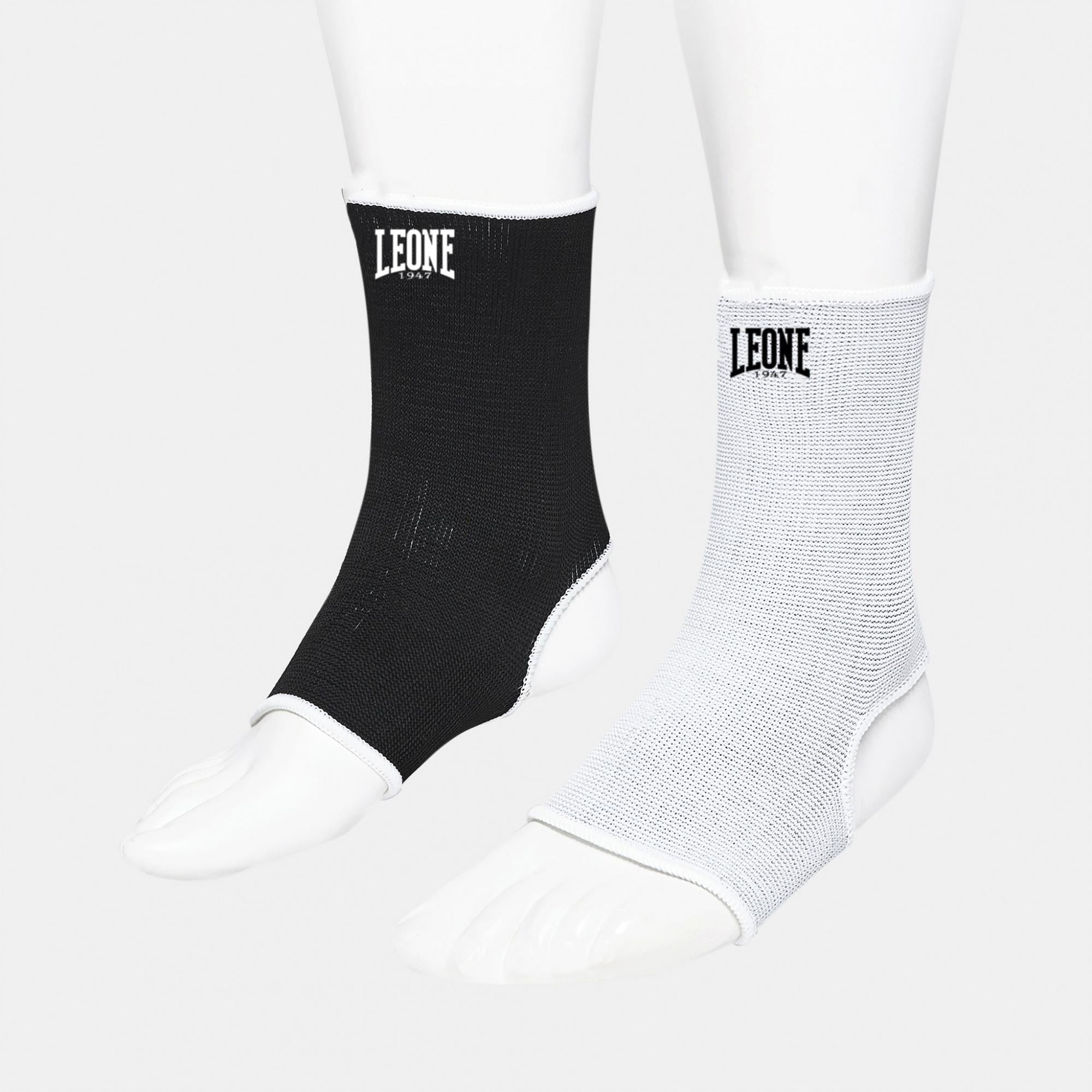Image of LEONE 1957 AB716 40 DOUBLE FACE ANKLE GUARDS black/white/S 