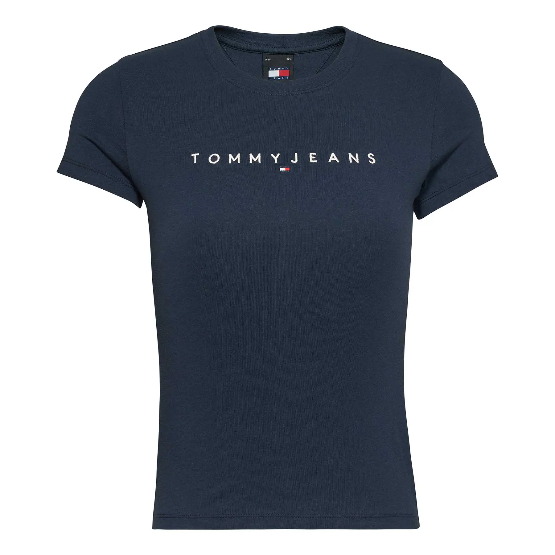 Image of TOMMY HILFIGER DW0DW17361 C1G TJW SLIM LINEAR TEE, YBR 