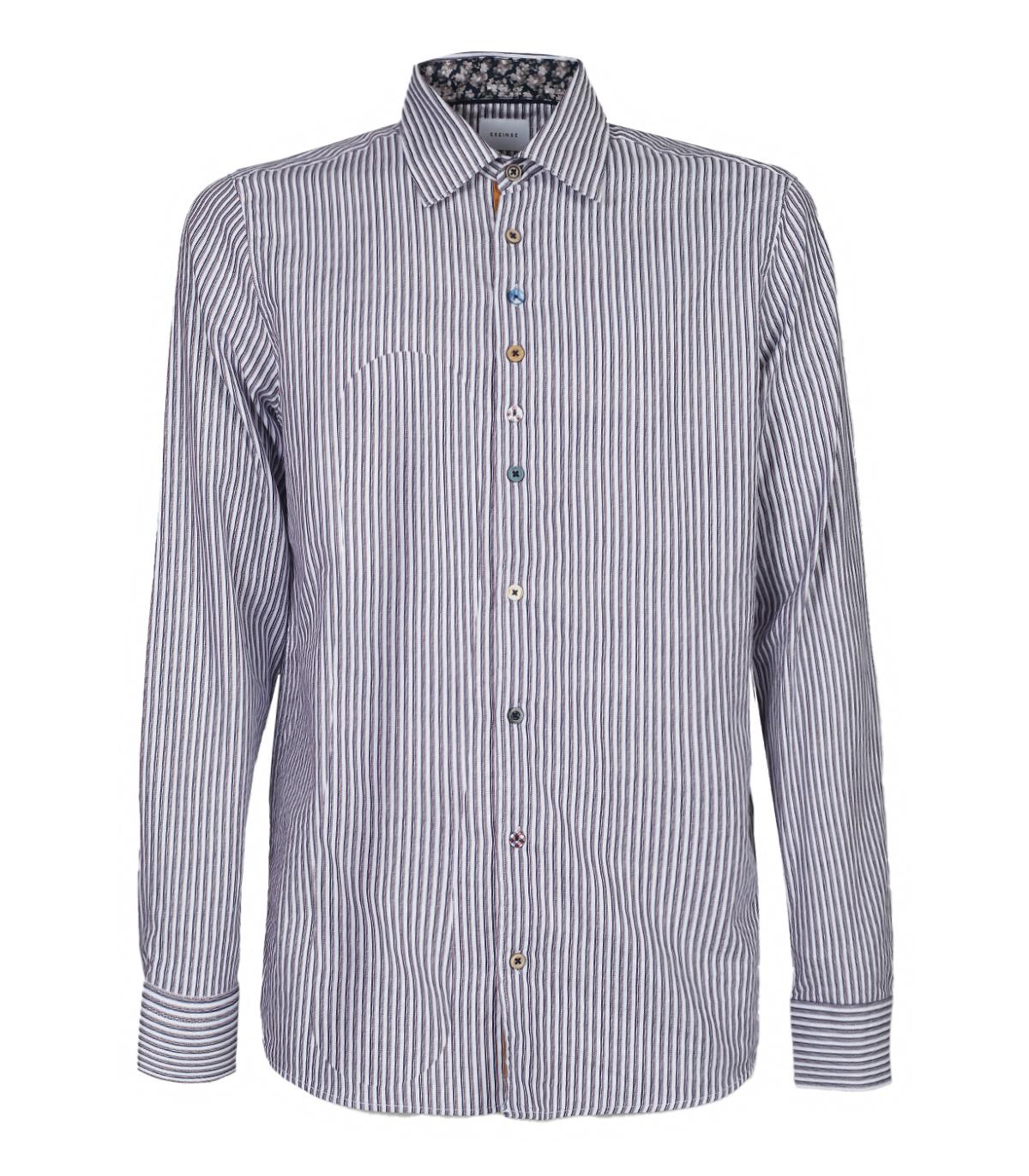 SSEINSE CI817SS BIANCO.BLU CAMICIA M/L 