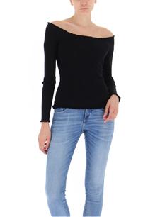 GUESS W2YR13 JBLK LUCILLE OFF SHOULDER 